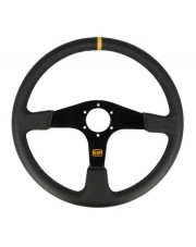 Steering wheel QSP 3 spokes 380mm/0mm leather