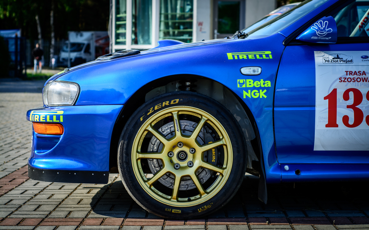 Subaru Impreza Rally wheels